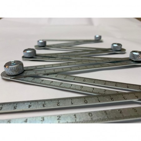 Benan Tools Çok Fonksiyonlu Delik Şablon Cetveli 110 cm.