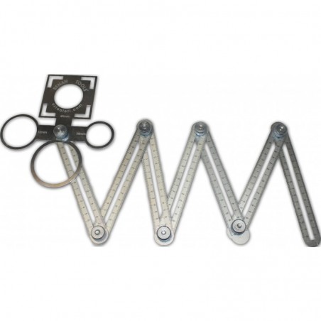 Benan Tools Çok Fonksiyonlu Delik Şablon Cetveli 110 cm.