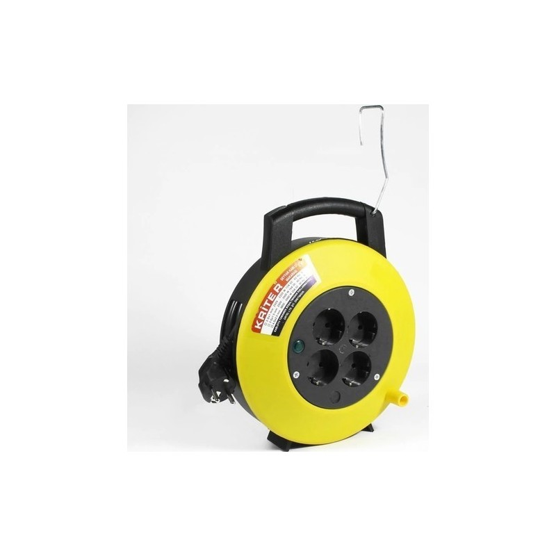 Kriter Makaralı Uzatma Kablosu 3x1 10 Metre Ofis Ev Tipi