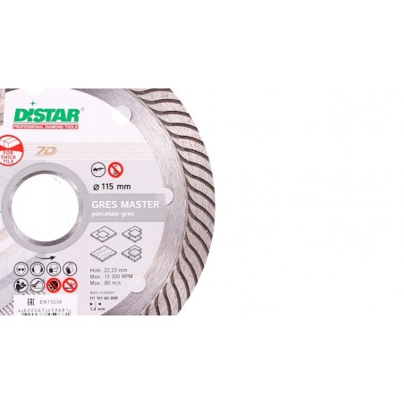 Distar Gres Master Elmas Testere 115 mm.