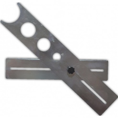 Çok Fonksiyonlu Delik Şablon Cetveli Delik Ayarlayıcı Gönye